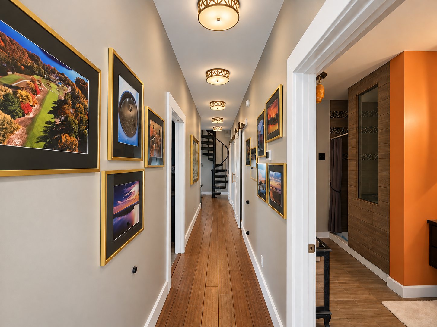 Office gallery hallway